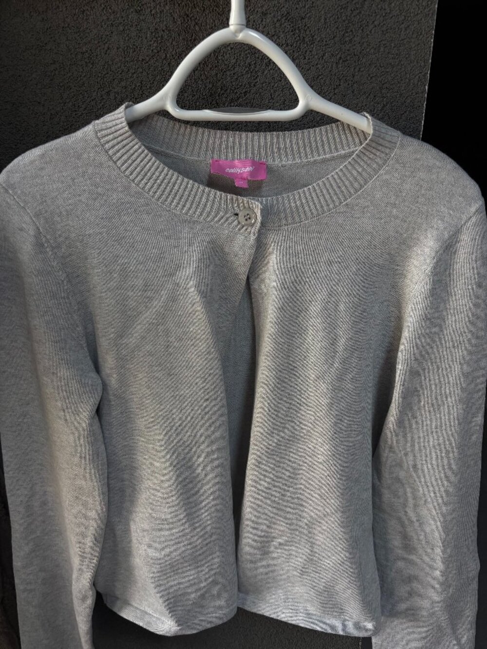 Edikted Grey Cardigan | Button Front